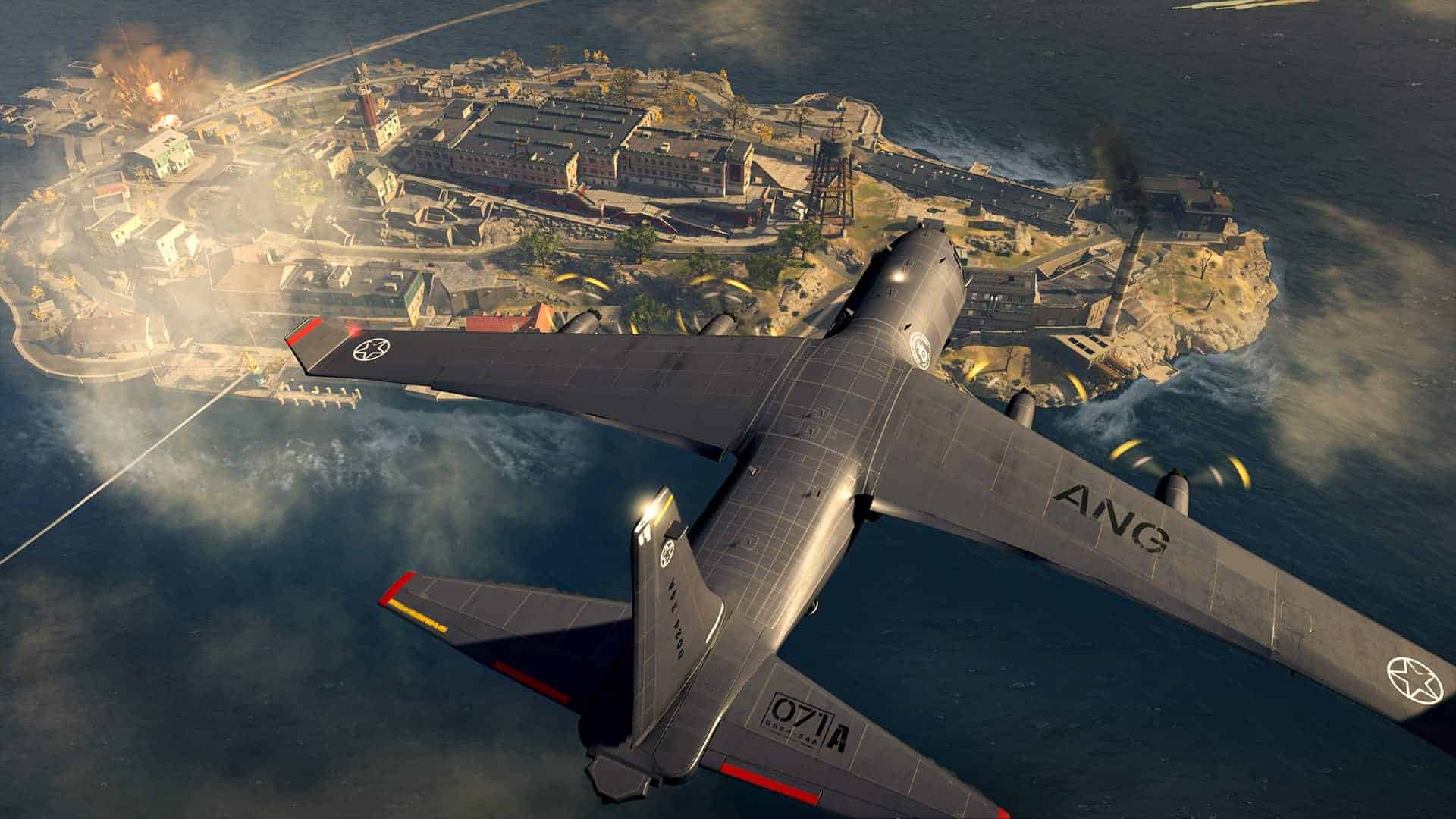 Call of Duty Warzone Rebirth Island Flyover