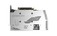 ZOTAC GAMING GeForce RTX 3070 Twin Edge OC White Edition - Backplate View