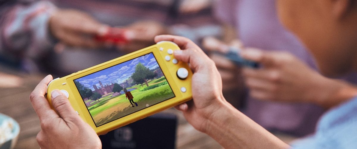 Nintendo Switch Lite in action