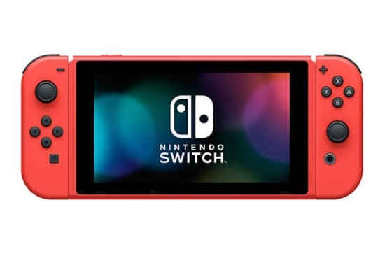 Nintendo Switch Mario Red & Blue Edition Flat View