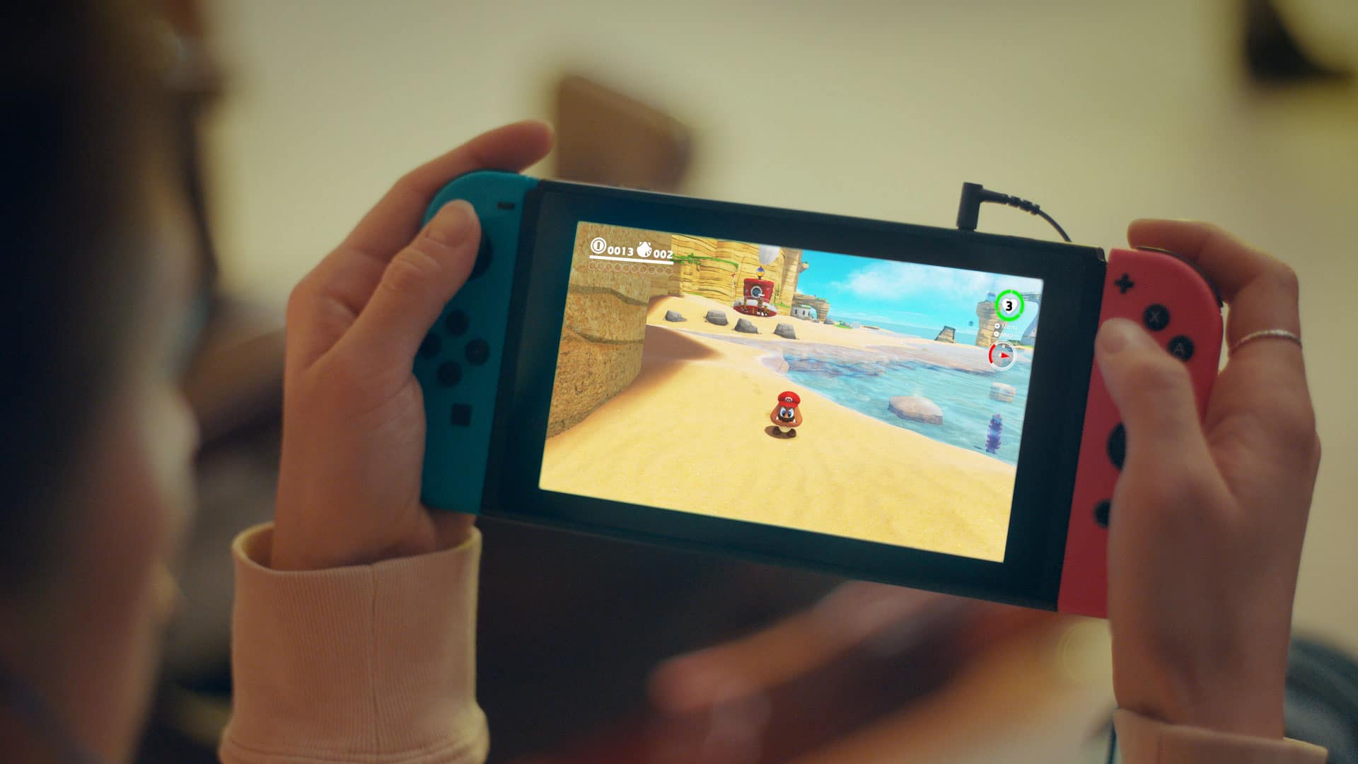 Nintendo Switch In-hand