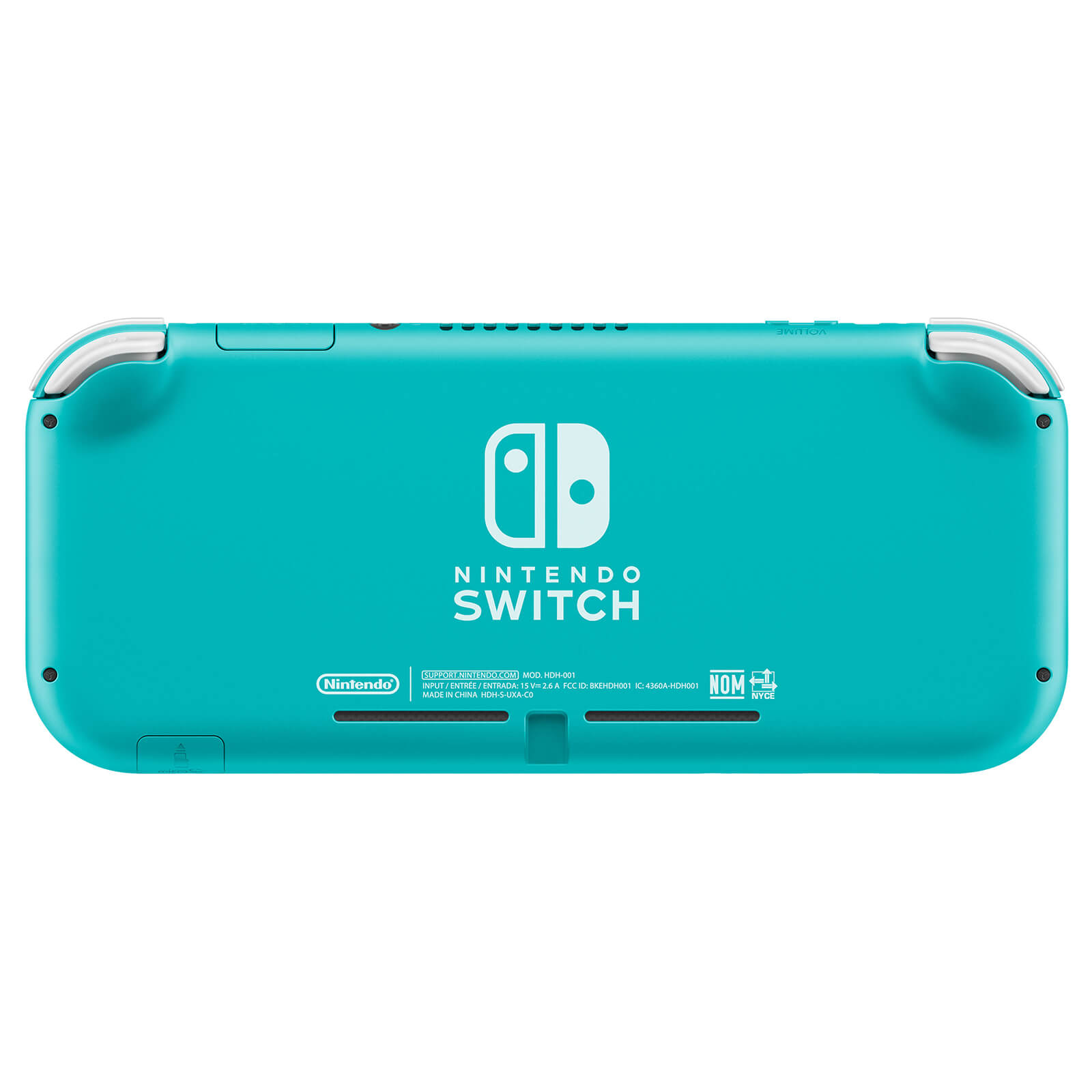 Nintendo Switch Lite Turquoise Back View