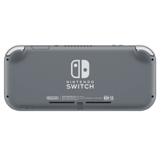 Nintendo Switch Lite Grey Back iew