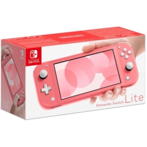 Nintendo Switch Lite Coral Box View