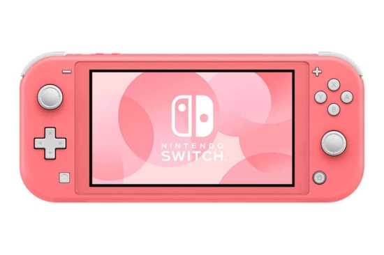 Nintendo Switch Lite Coral Front View