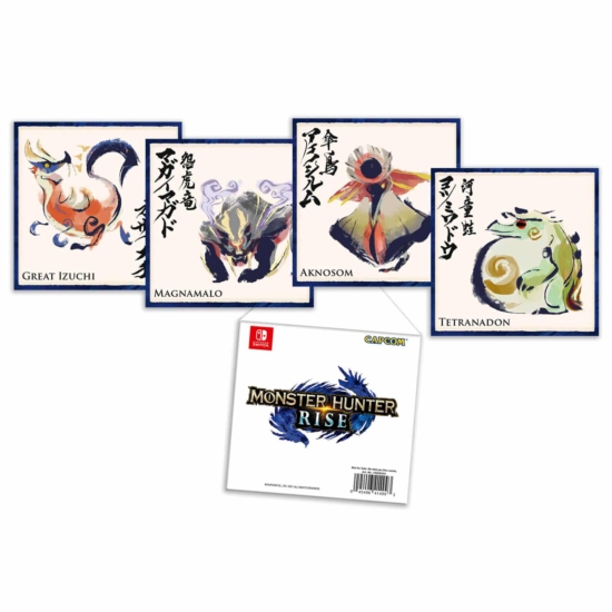 Nintendo Switch MONSTER HUNTER RISE Edition Trading Cards