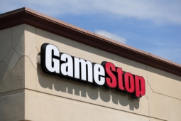 GameStop Logo on a Building