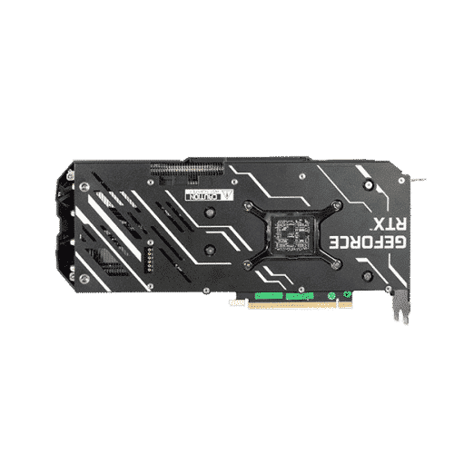 KFA2 GeForce RTX 3070 EX (1-Click OC) Backplate View