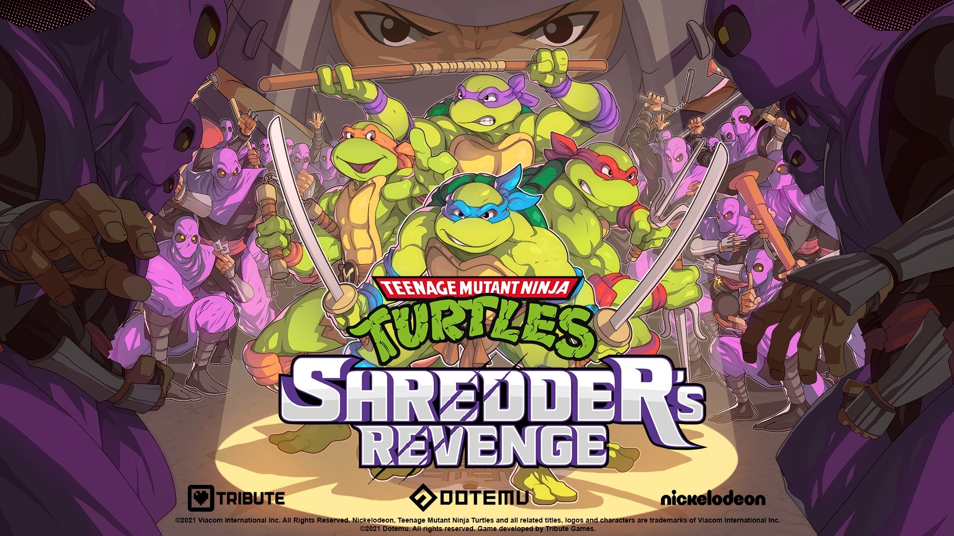 Teenage Mutant Ninja Turtles: Shredder’s Revenge Cover Art