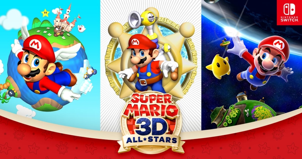 Super Mario 3D All Stars Nintendo Switch Artwork