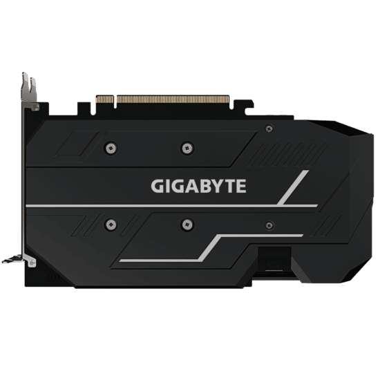 Gigabyte GeForce RTX 2060 OC 6G Backplate View