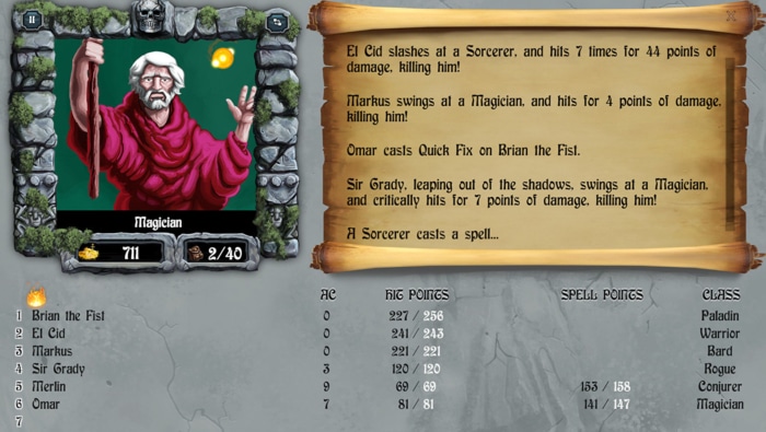 The Bard's Tale Gameplay Screenshot