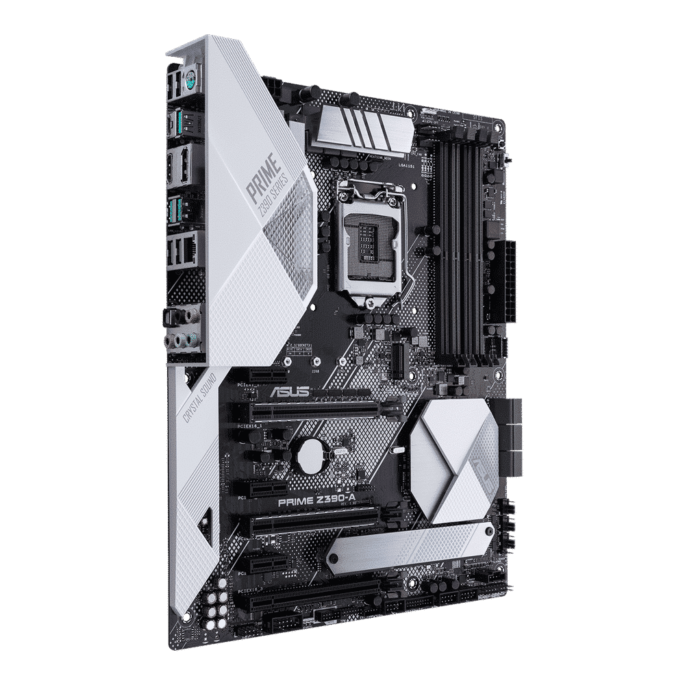 ASUS PRIME Z390-A Angled View 2