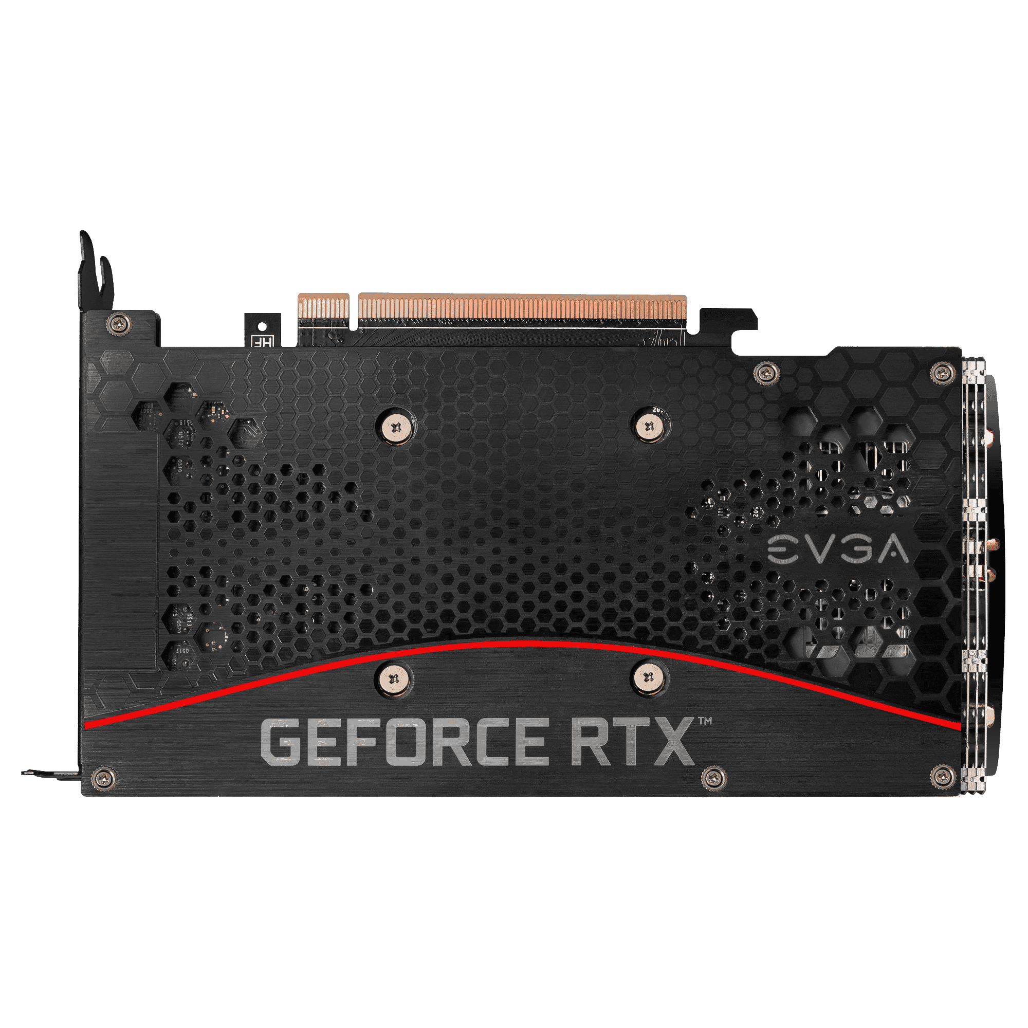 EVGA GeForce RTX 3060 XC GAMING Backplate View