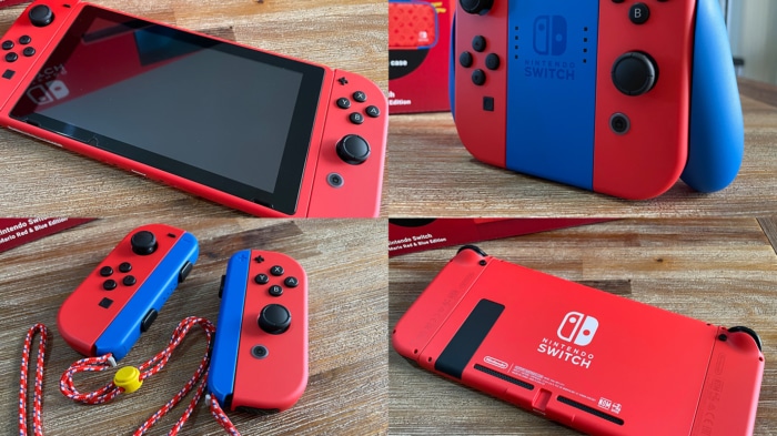 Nintendo Switch Mario Edition Collage