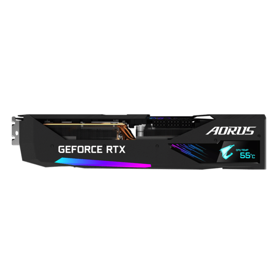 Gigabyte AORUS GeForce RTX 3070 Ti MASTER Side View