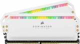 CORSAIR Dominator Platinum White RAM Flat Kit View