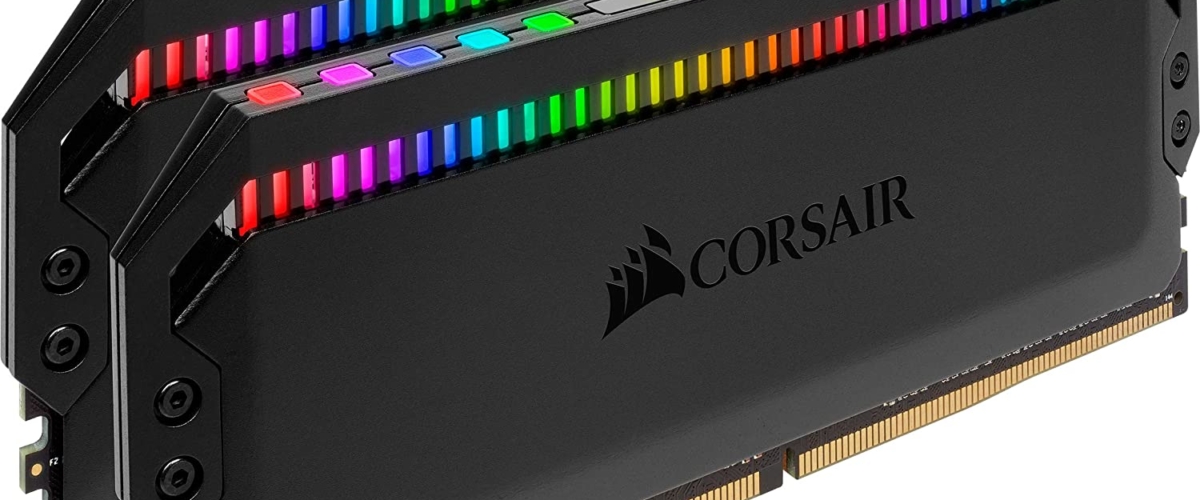 Corsair Dominator Platinum RGB Black Angled View