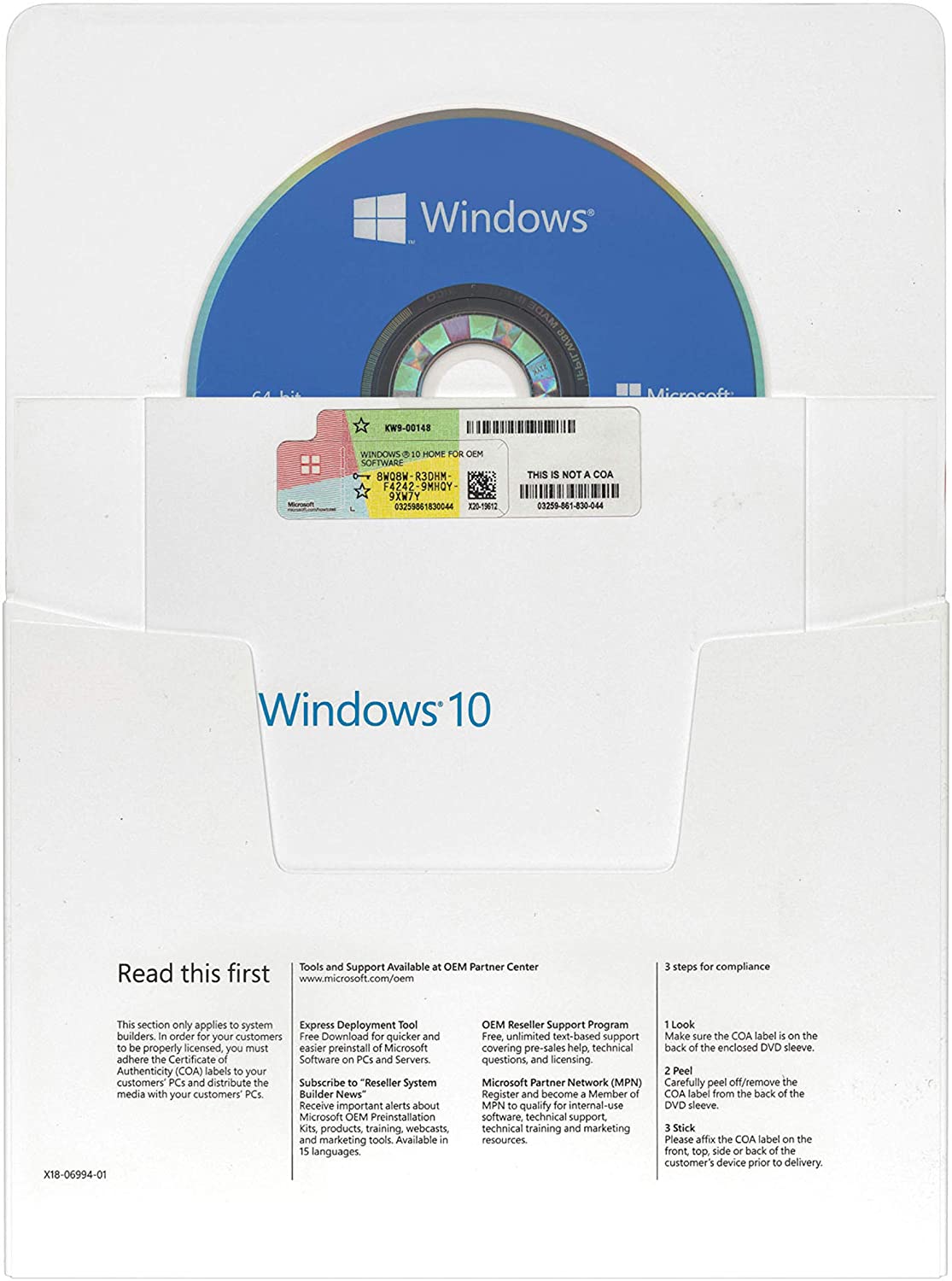 Buy Windows 10 Home Edition 64Bit - OEM | Store | Ultimate Gaming Paradise