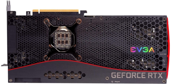 EVGA GeForce RTX 3080 FTW3 ULTRA Backplate View