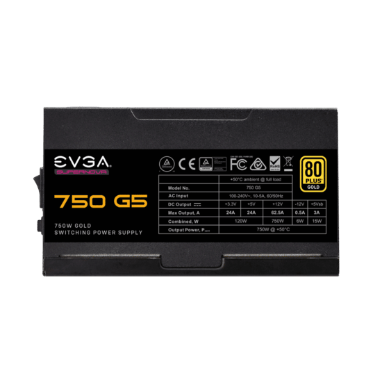 EVGA SuperNOVA 750 G5 Side View