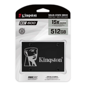 Kingston KC600 512GB SSD Box View