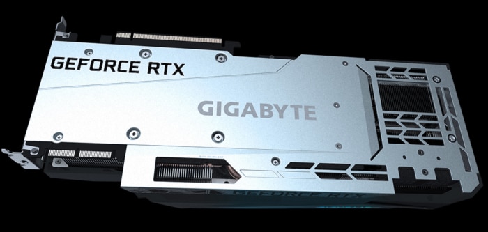 Gigabyte GeForce RTX 3060 GAMING OC Backplate Illustration