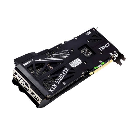 INNO3D RTX 3070 iCHILL X3 Angled Backplate View