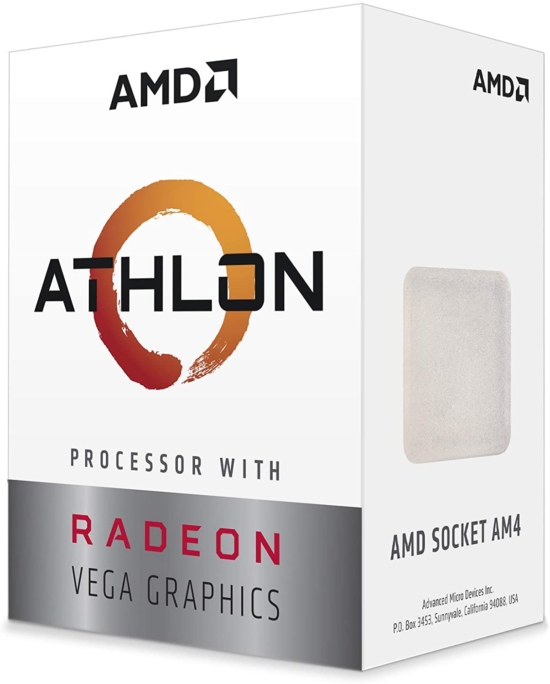 AMD Athlon 3000G Front View Left