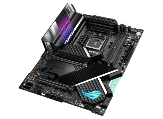 ASUS ROG MAXIMUS XIII APEX Angled Flat View