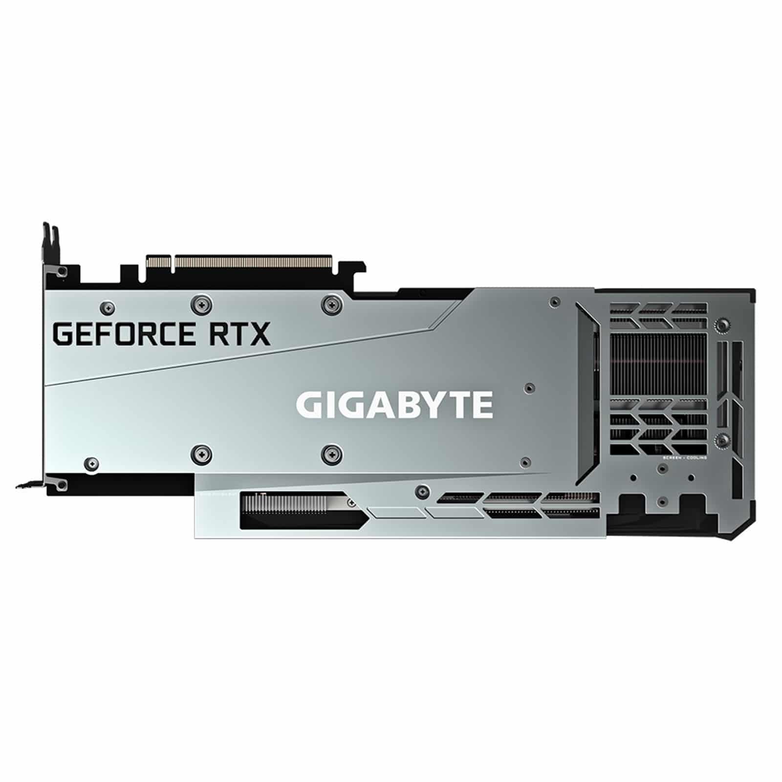 Gigabyte RTX 3080 Ti Gaming OC Backplate View