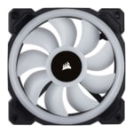 Black Corsair LL120 RGB PWM Case Fan Static View