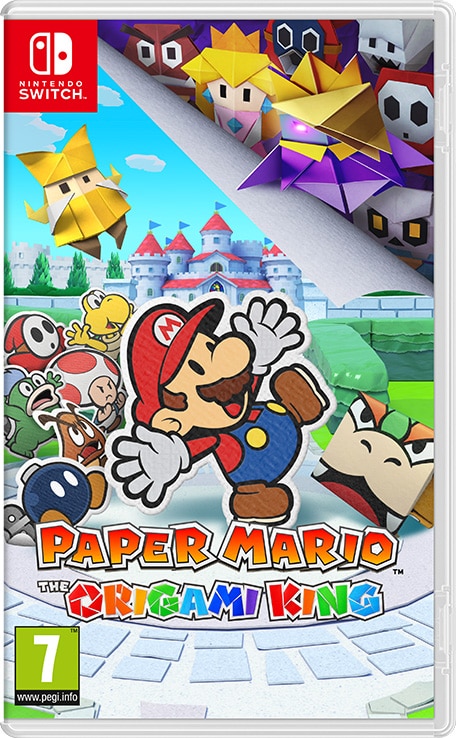 Paper Mario The Origami King Box Art
