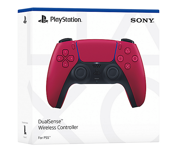 Sony PS5 DualSense Cosmic Red Box View