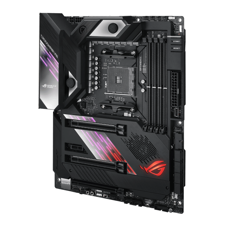 ASUS ROG Crosshair VIII Formula Angled Front View