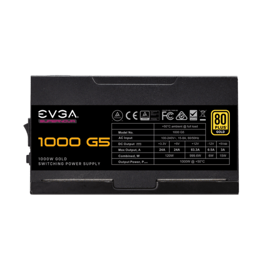 EVGA SuperNOVA 1000 G5 Side View