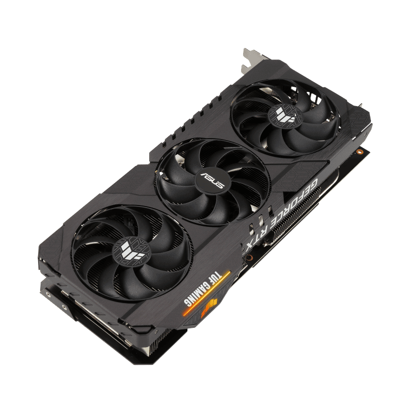 TUF GAMING RTX 3080 Ti OC Edition Fan Angled View