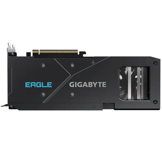 Gigabyte RX 6600 XT Eagle Back Plate View