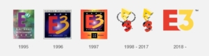 E3 Logos from 1995 to present day