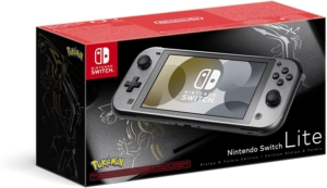 Nintendo Switch Lite Pokémon Dialga & Palkia Edition Box View