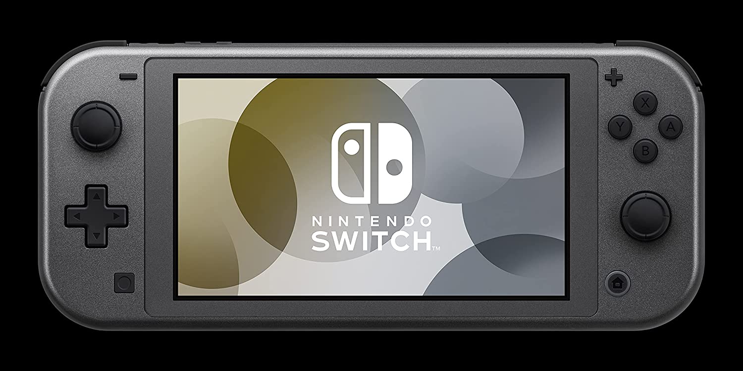 Nintendo Switch Lite Pokémon Dialga & Palkia Edition Front Cover View