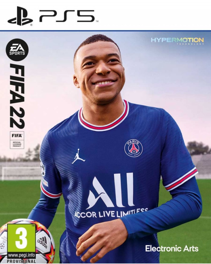 FIFA 22 Box Art PS5