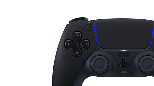 Sony PS5 DualSense Midnight Black Create Button View