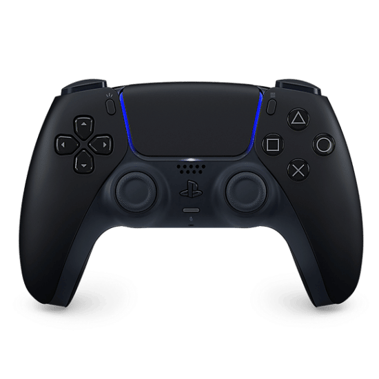 Sony PS5 DualSense Midnight Black Front View