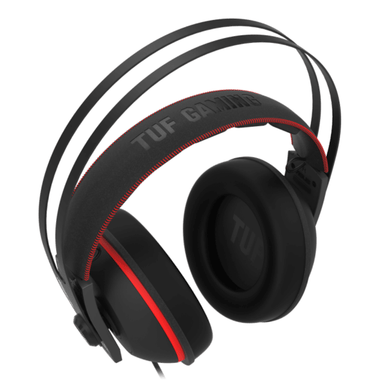 ASUS TUF Gaming H7 Core Gaming Headset Red Headband 2 View
