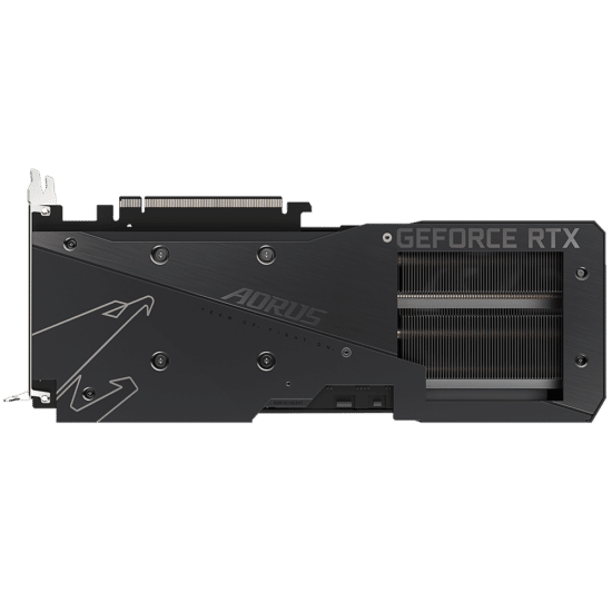 Gigabyte RTX 3060 Ti AORUS Elite 8G rev. 2.0 Backplate View