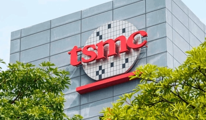 TSMC Logo on Building