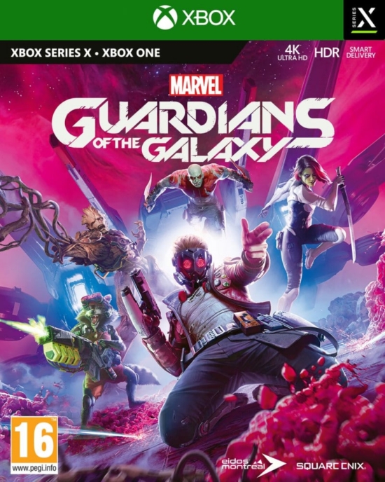 Marvel's Guardians of the Galaxy Box Art XSX