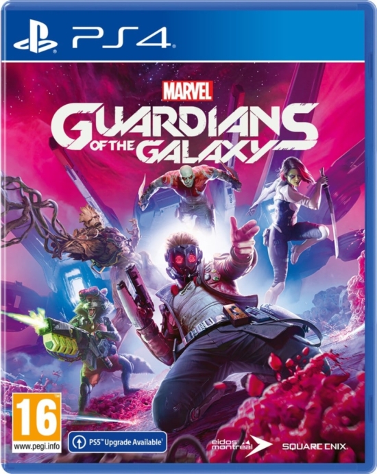 Marvel's Guardians of the Galaxy Box Art PS4