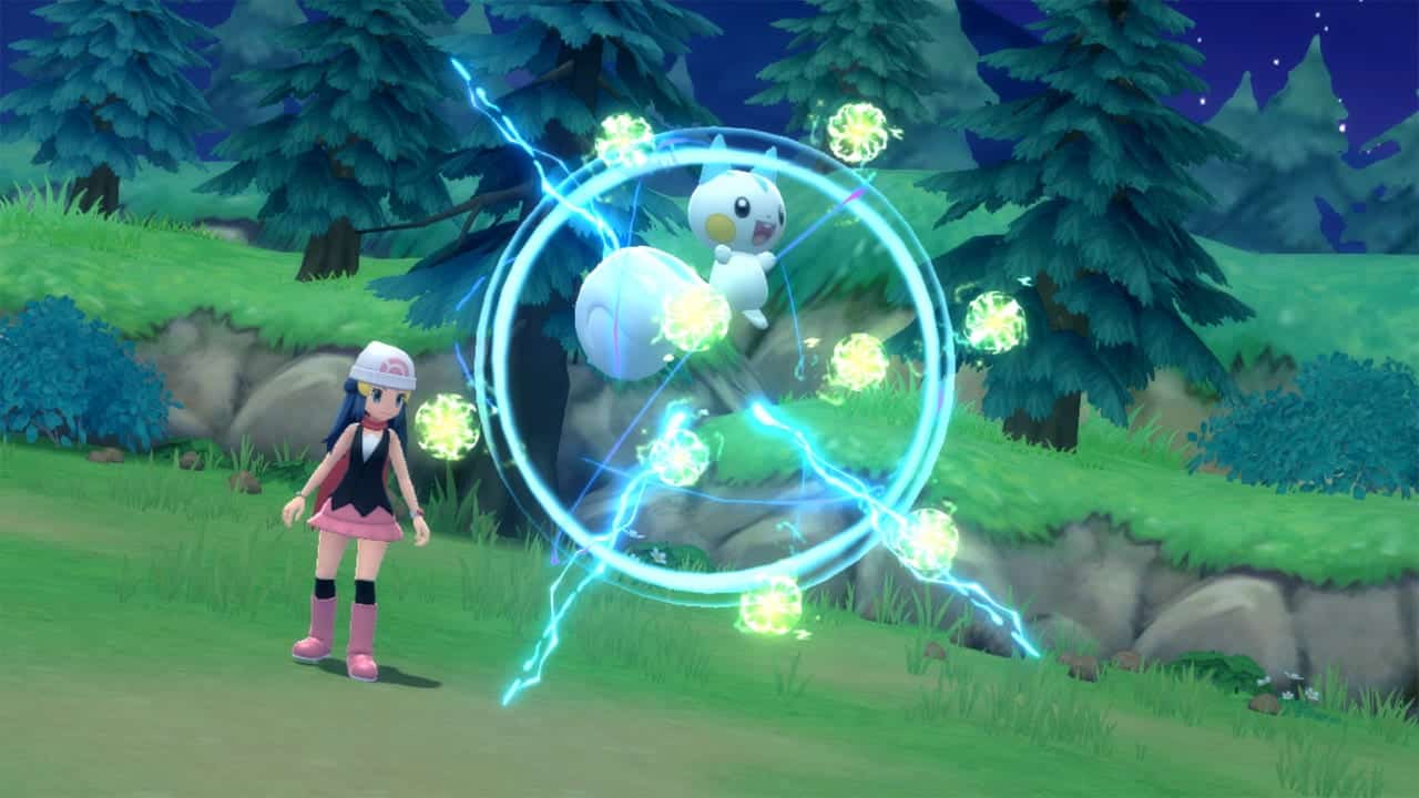 Pokémon Shining Pearl Game Screenshot 1